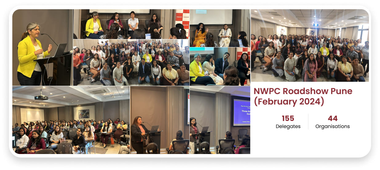 NWPC Roadshow Pune 147 delegates I 44 Organisations I 29 Member Organisations I 8 Speakers