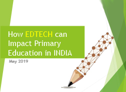 How EdTech can Impact Primary Education in India